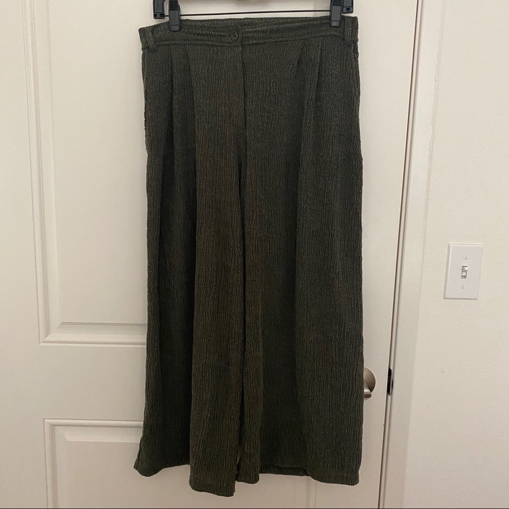 Mango flowy wide leg pants